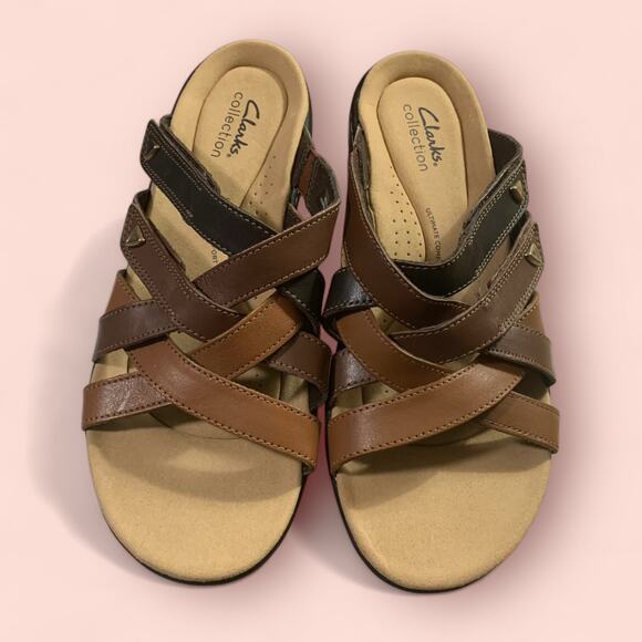 Clark’s LaurieAnn Bali Brown Sandals, Size 8.5 Women’s-NWT - Picture 2 of 7